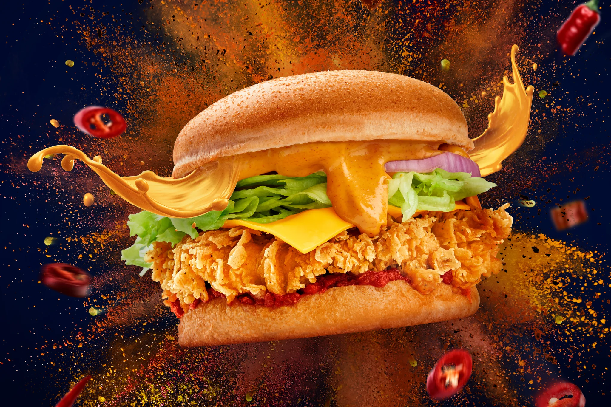 Street Burger - Food photography showcase 13 by Dihan De Silva